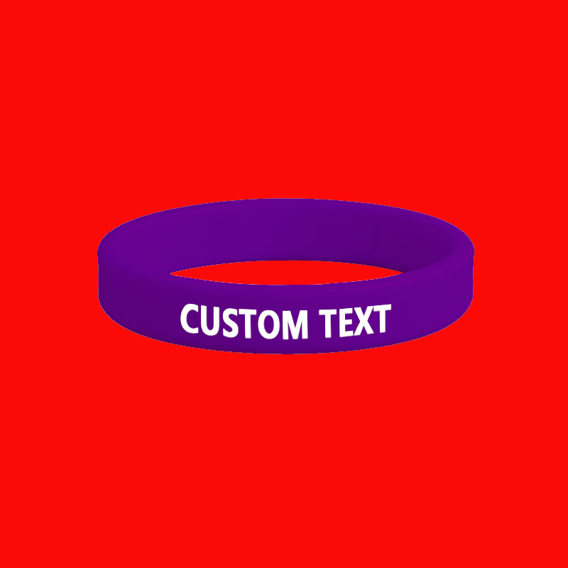 30pc Custom Silicone Bracelets Set, Personalised Gift